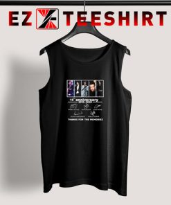 One Direction 10th Anniversary Thanks For The Memories Tank Top