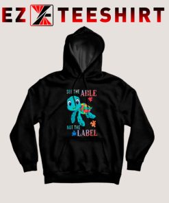 Turtle Autism See The Able Not The Label Hoodie