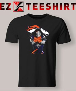 Wonder Woman And Denver Broncos T-Shirt