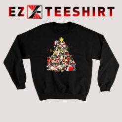 Pug Christmas Tree Sweatshirt