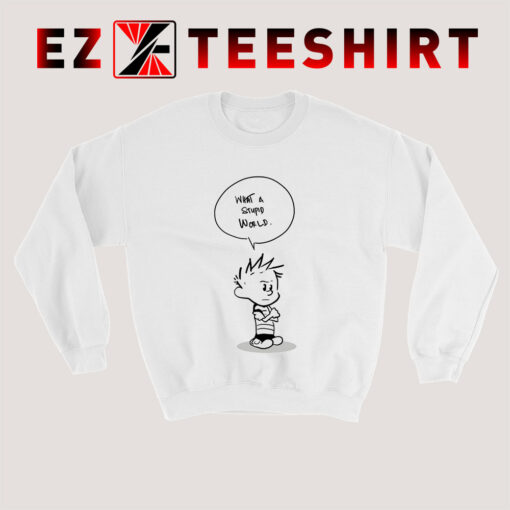 Calvin-and-Hobbes-Stupid-World-Sweatshirt