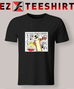 Cartoon Calvin And Hobbes T Shirt