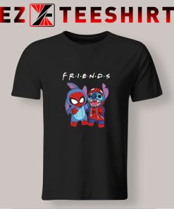 Friends Spider Man And Stitch T Shirt