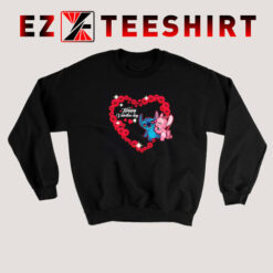 Stitch And Lilo Valentine Day Sweatshirt