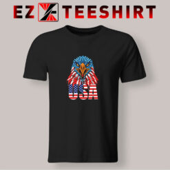 Eagle-Head-America-Flag-T-Shirt