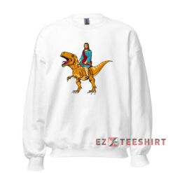 Jesus Ride Dinosaur Sweatshirt